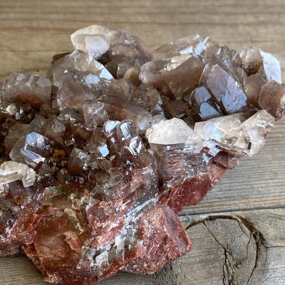 RED Calcite Cluster - Picture 2 of 5